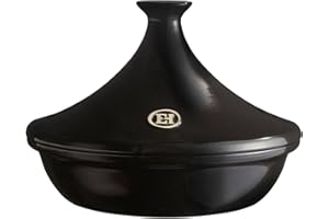 Emile Henry Made In France Flame Tagine, 3.7 quart, Charcoal,795632