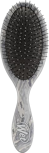 Wet Brush Original Detangler Brush Metallic Marble Silver – All Hair Types