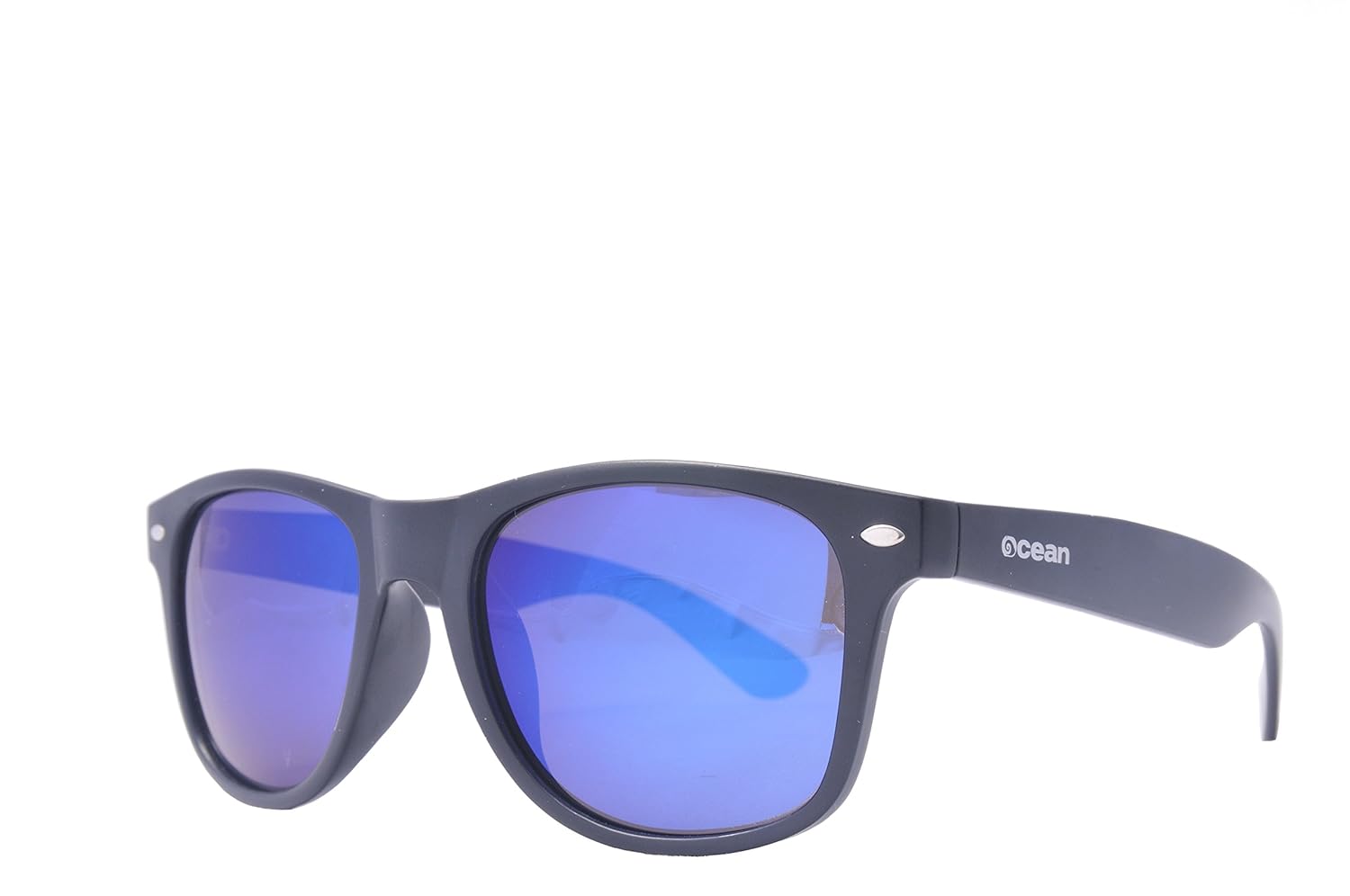 Ocean Sunglasses Beach wayfarer gafas de sol polarizadas Montura : Negro Mate