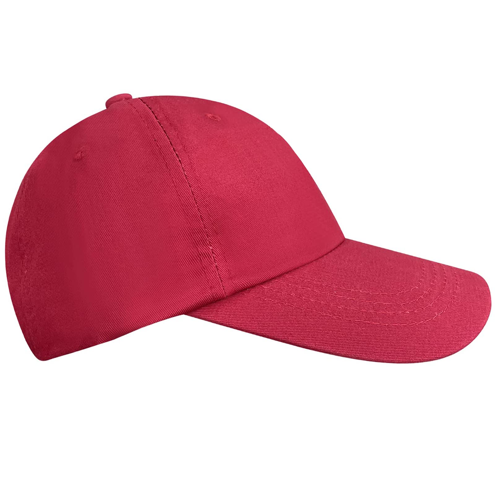 Mairhie Baseball Cap for Men Women, Adjustable Plain Sports Sun Hat, Classic 6 Panel Trucker Cap, Cotton Golf Caps for Running Fishing