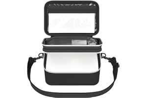 SAIKA Photo Printer Bag for Liene M100 M200 4x6'' Sticker Mini Picture Printer, Portable Storage Holder for Photo Paper, Ink Cartridge, Paper Cassette, Power Adapter (Case Only)