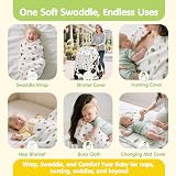 hahaland Newborn Gift Set Woodland Blanket Cloth Book Rattles 0-6M view 7