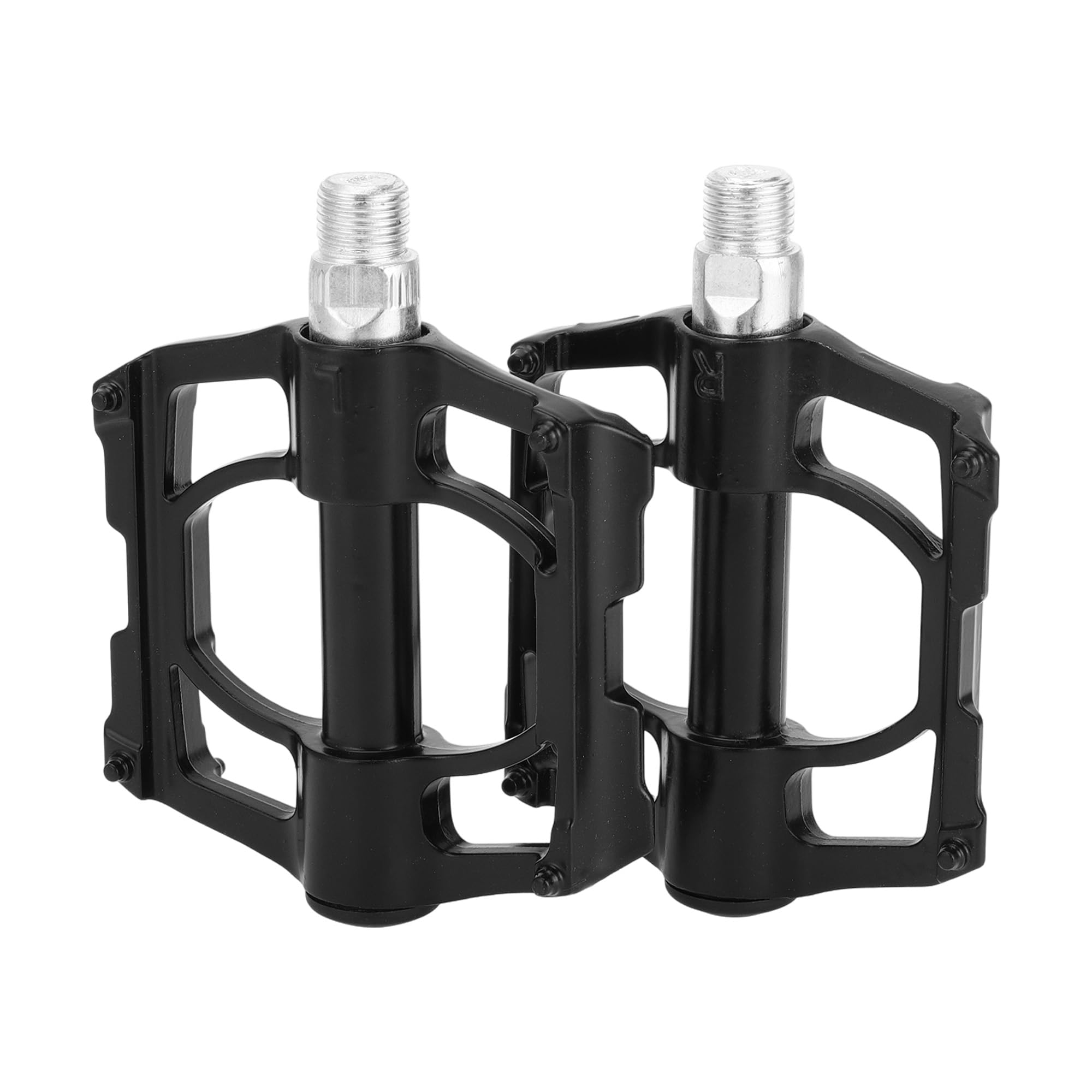 INFINAUTO Cycling Bike Pedal, 9/16" Spindle Plastic Pedals Black for Road Mountain BMX MTB Bike