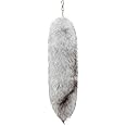 Iivos Fluffy Therian fox Tail Keychain - Soft Fur, Realistic Colors, Durable, Perfect for Cosplay, Renaissance Fairs