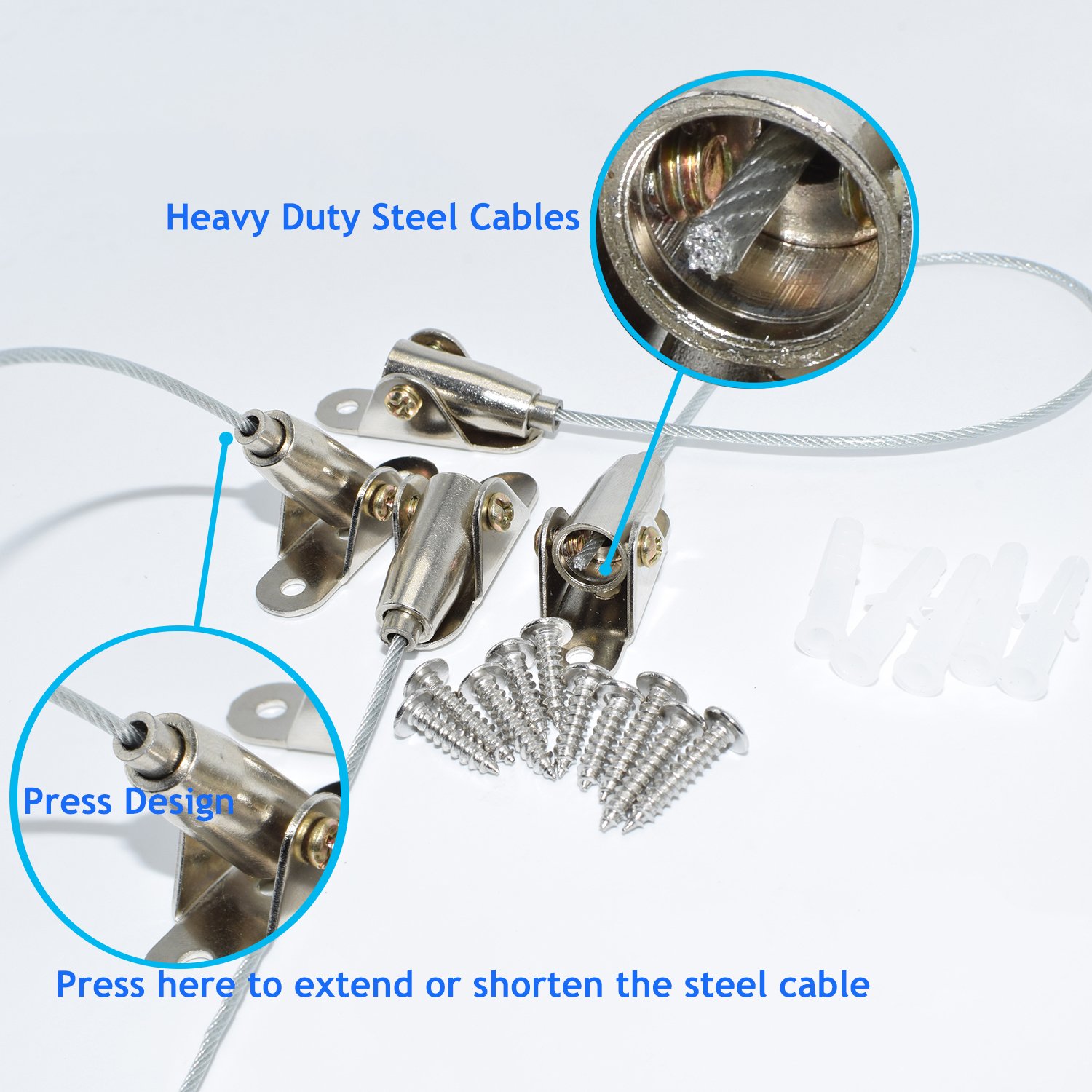 MOT Global Furniture AntiTip Straps Steel Cables Furniture Anchor