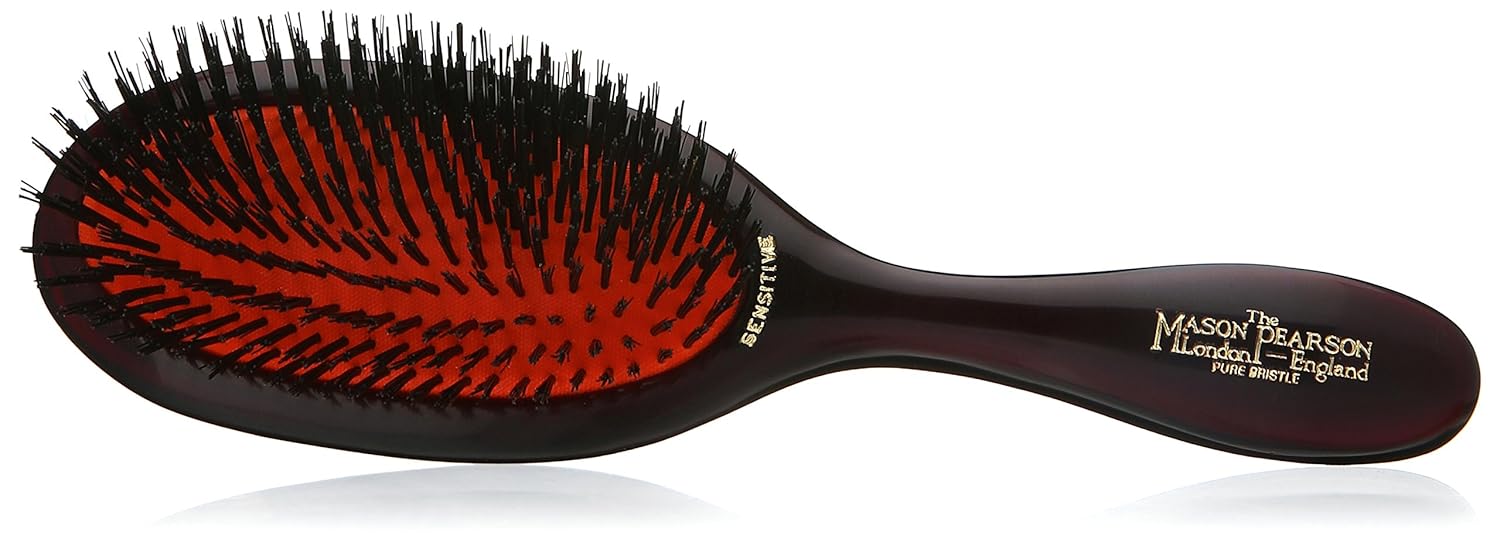 Mason Pearson SB3 Pure Bristle Sensitive Hair Brush Dark Ruby Amazon