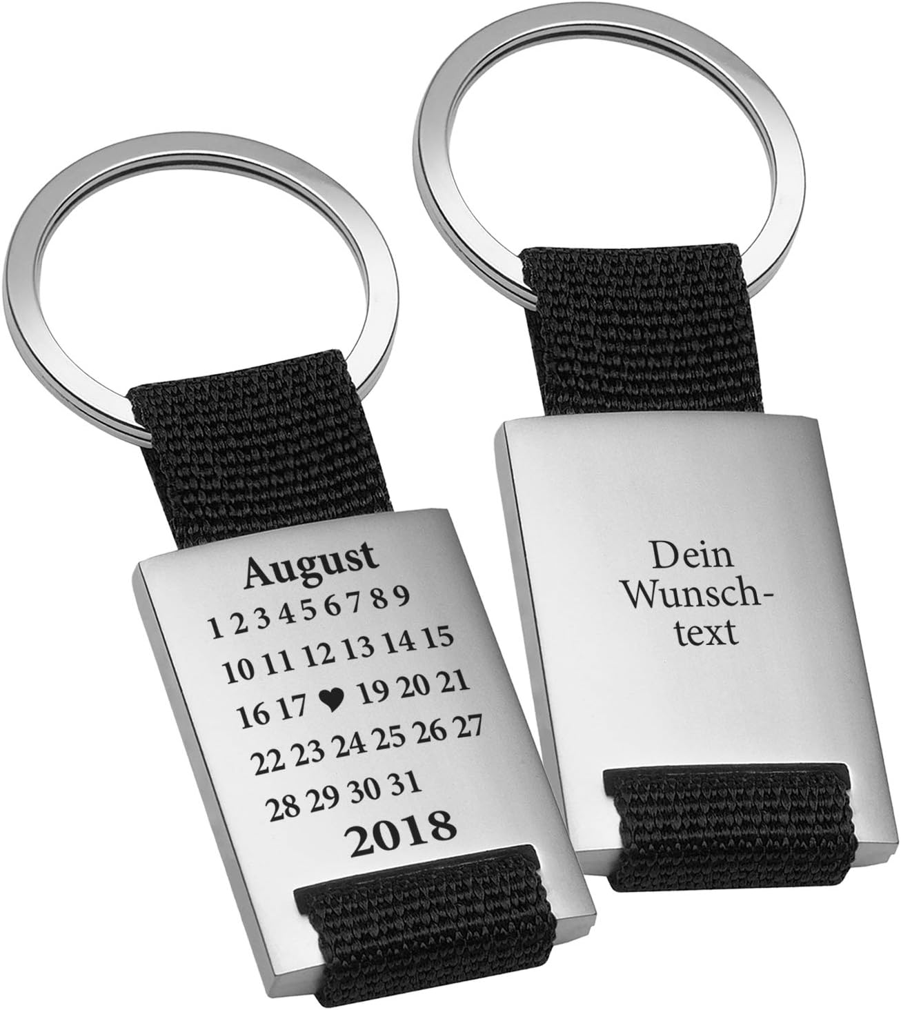ᐅ Schlüsselanhänger mit Gravur - Schönster Tag - Geschenk für Ehemann