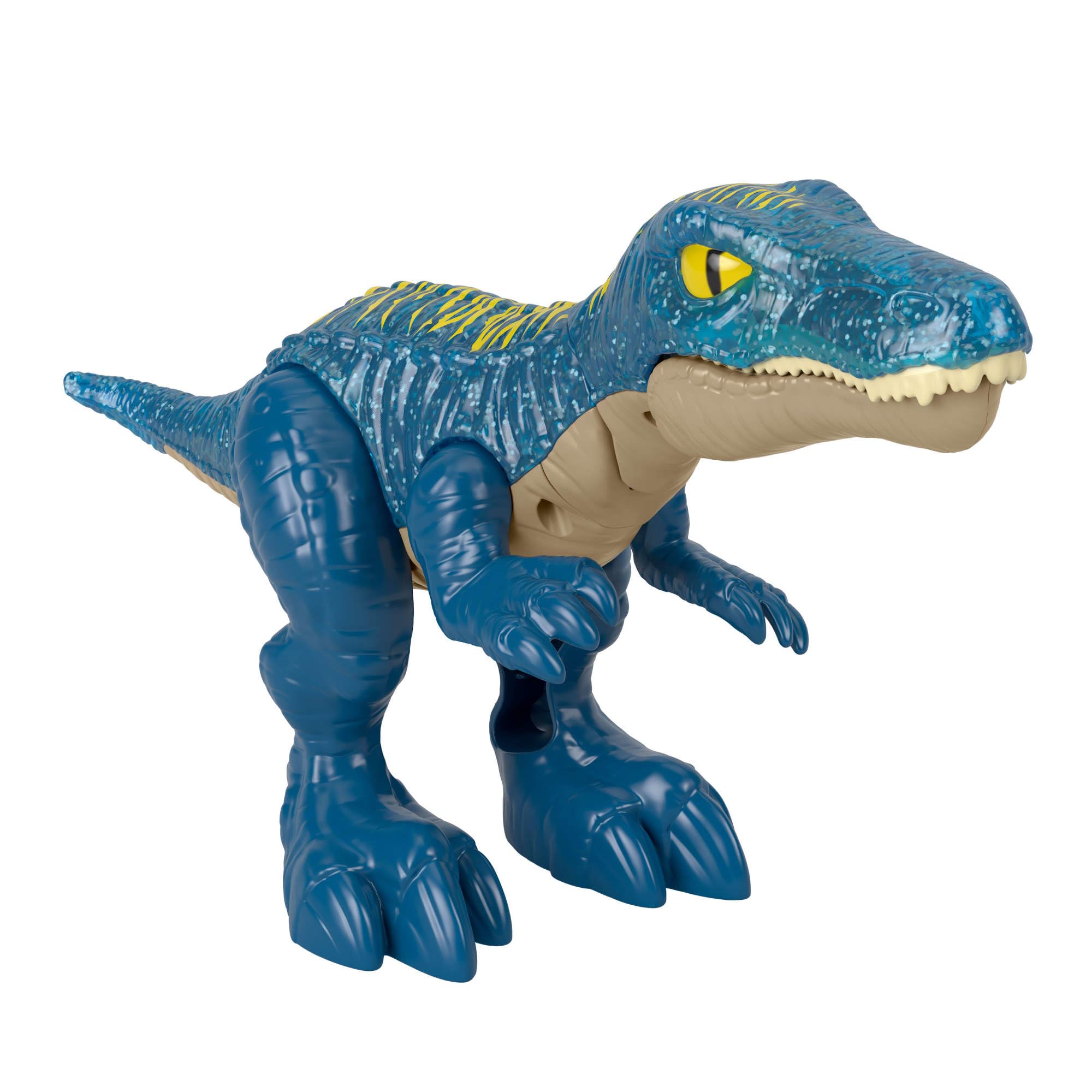 Fisher-Price Imaginext Jurassic World Dinosaurierspielzeug Knurrender Leucht-Baryonyx mit Licht, Geräuschen und Beißfunktion für Kinder ab 3 Jahren, JCT48