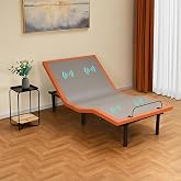 ESHINE Adjustable Bed Frame - Electric Bed Base with Massage, 3000 Series | Wireless Remote, Ergonomic Foot&amp;Head Incline, Zero Gravity, Dual USB Ports, Under Bed Light, Twin XL