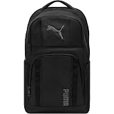 PUMA Barker Backpack, Black/Cool Dark Grey, One Size | Separate Laptop Compartment, Luggage Strap and Padded Handle