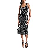 Michael Kors Women's Studded Scoop Neck Dress