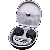 LTGEM Case Compatible with Sony WH-CH720N / WH-CH520 / WHCH710N / WH-CH510 Noise Canceling Wireless Headphones Bluetooth Over The Ear Headset, Black+Gray