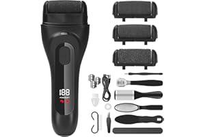 BDFDSJ Electric Feet Callus Removers Rechargeable,Portable Electronic Foot File Pedicure Tools, Electric Callus Remover Kit,Professional Pedi Feet Care Perfect for Dead,Hard Cracked Dry Skin Ideal Gift