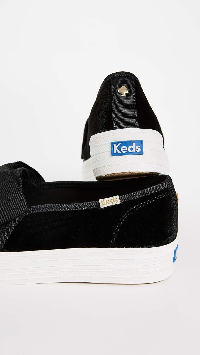 keds x kate spade new york triple decker velvet bow sneakers
