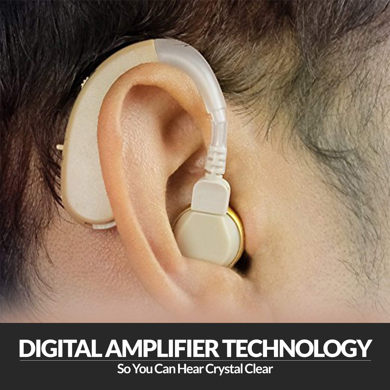 MEDca Digital BTE Device - Rechargeable Receiver in Canal Assist Device with Modes with Noise Cancellation and Volume Control - Image 4