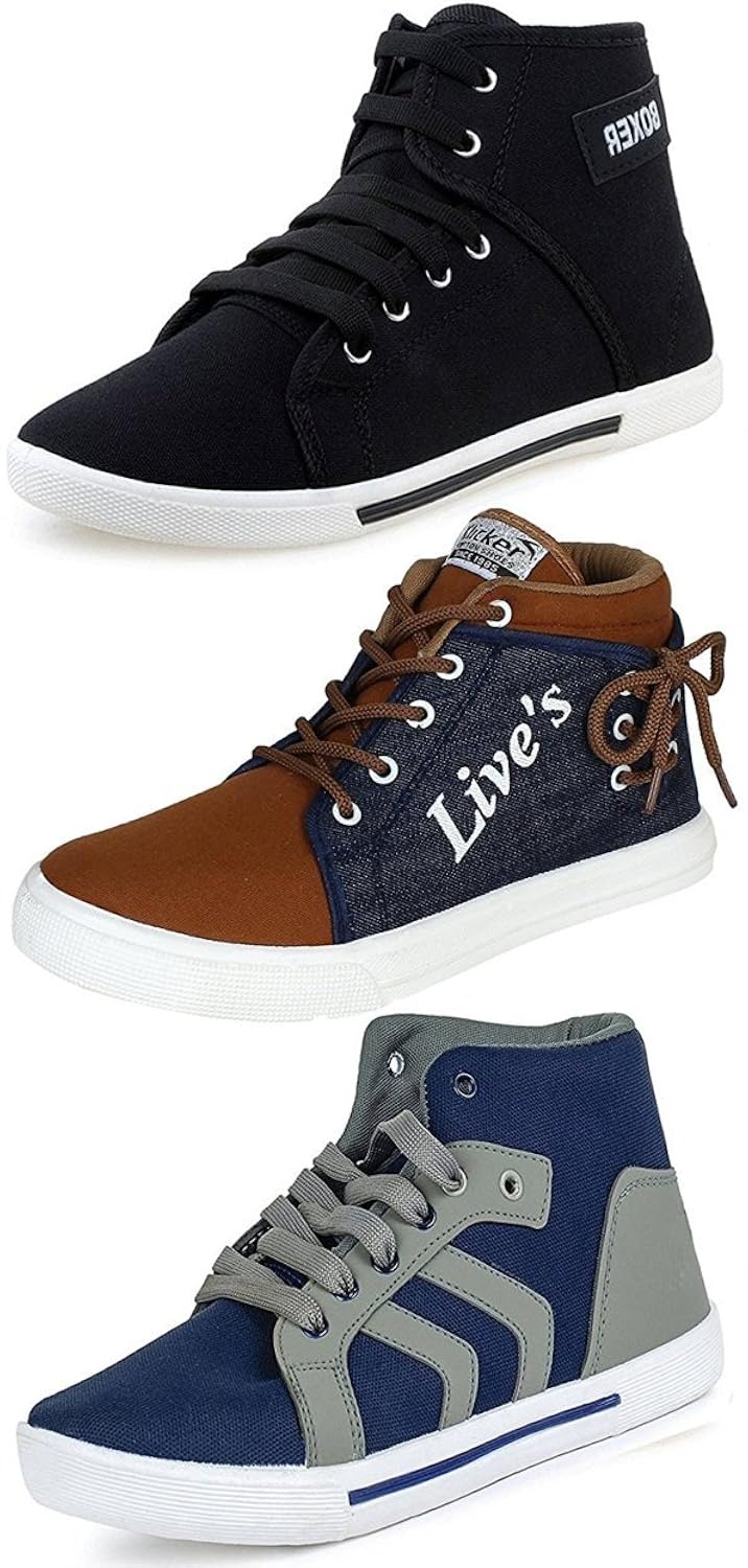 maddy men's perfect combo pack of 3 sports shoes