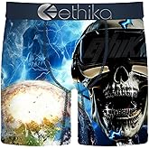 Ethika Men’s Mid Boxer Brief, 4-Way Stretch Performance Underwear - Crashing Out