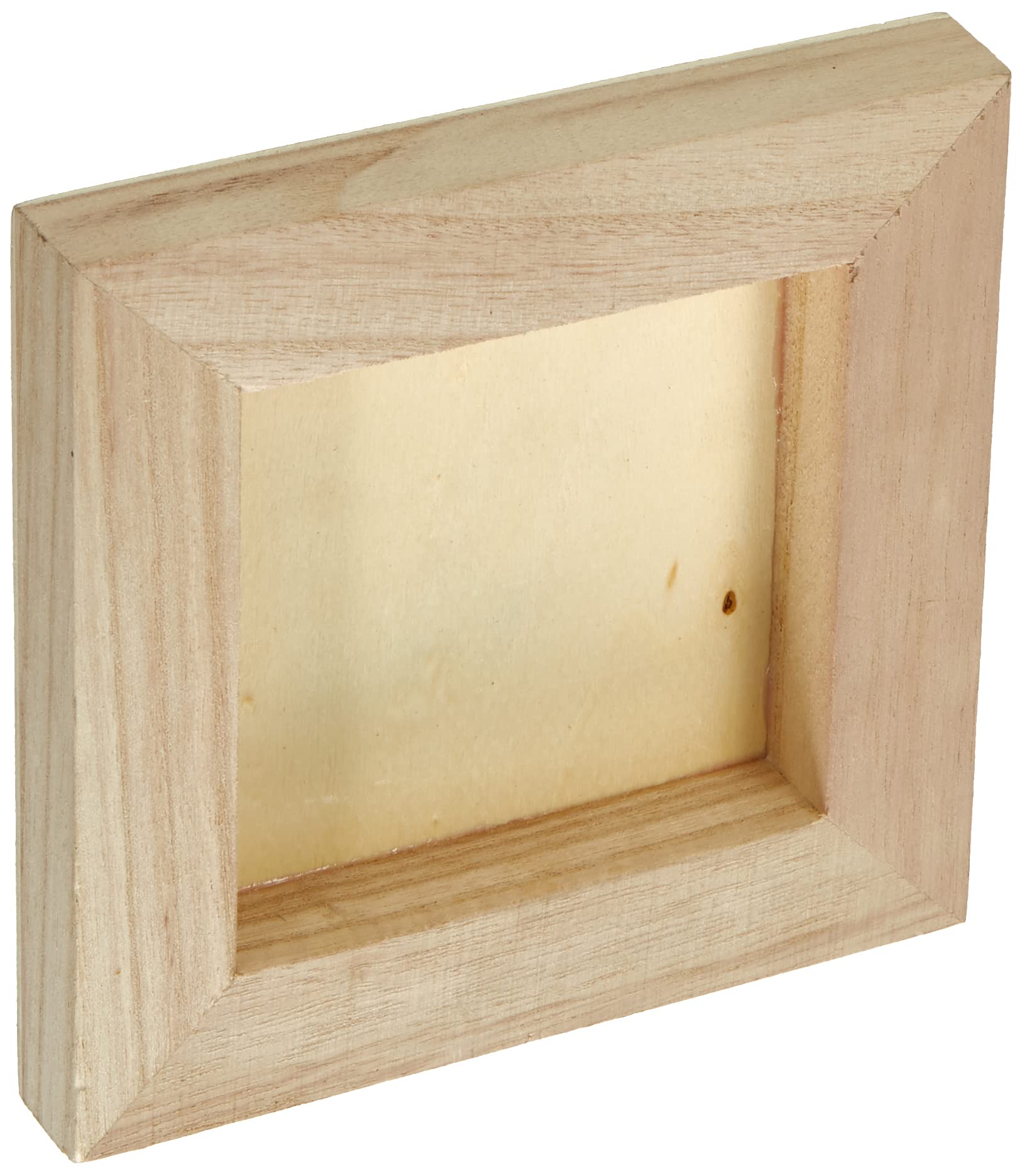 Rough Wood Frame for 3D Objects and Crafts