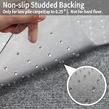 SHAREWIN Office Chair Mat 120x90 cm for Carpeted Floors Lip Anti-Slip Clear view 4