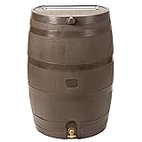 RTS Home Accents 50-Gallon Rain Barrel with Brass