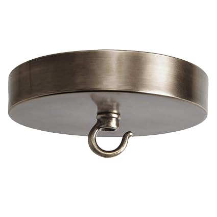 Flea Market Rx Chandelier Canopy Kit With Hook 5 Diameter
