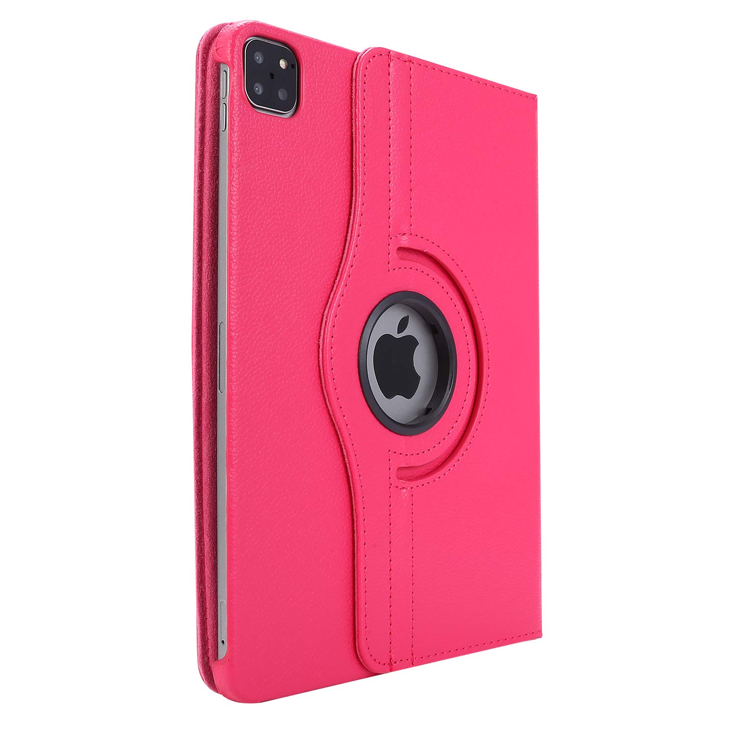 Lobwerk Case for Apple iPad Pro 2020 11 Inch Smart Cover 360° Rotatable pink dark pink