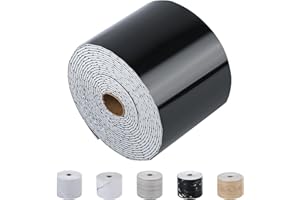 SYYKDEF Peel and Stick Waterproof Wall Border Bathroom Mirror Frame Border Sticker Self Adhesive Wall Edging Lines Foam Wall Base Moulding Trim for Home Decoration(16.4 Ft x 3.9 in)