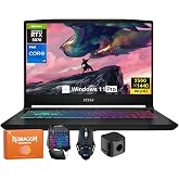 MSI Katana 15HX Gaming Laptop, NVIDIA GeForce RTX 5070 8GB GDDR7, 14th Gen Intel Core i7-14650HX, 15.6" 165Hz 2.5K QHD (2560x1440) Screen, 64 GB DDR5 RAM, 1 TB SSD, RGB KB, Copilot AI, Win 11 Pro