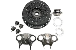 FLIBEN 6DCT250 DPS6 Auto Transmission Clutch Kit with Fork Bearings Compatible with Ford Focus Fiesta B-MAX & EcoSport 2011 -up 602000800