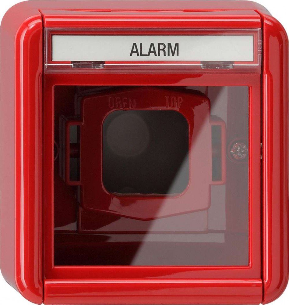 GIRA 020630 Abdeckung Glass Disc Label Water Resistant Surface – Red