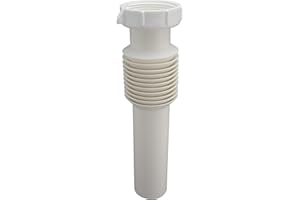 Plumb Pak PP21201 Flex 'N Fix Flanged Sink Tailpiece, 1-1/2" inlet