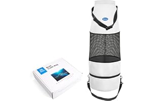 Morjor Portable Boat Trash Can with Bottom Zipper Opening for Fast Cleaning, Reusable Boat Trash Bag with Collapsible Design