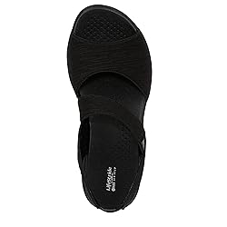 LifeStride Women's Cheerful Sandal Black 8 W