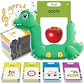 Talking Flash Cards for Toddlers with 510 Sight Words, Dinosaur Shaped Pocket Speech English Learning Toys Gifts for Boy Girl, Educational & Autism Toys for Speech Therapy
