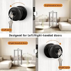 Probrico Keyed Entry Door Lock, Keyed Alike Door