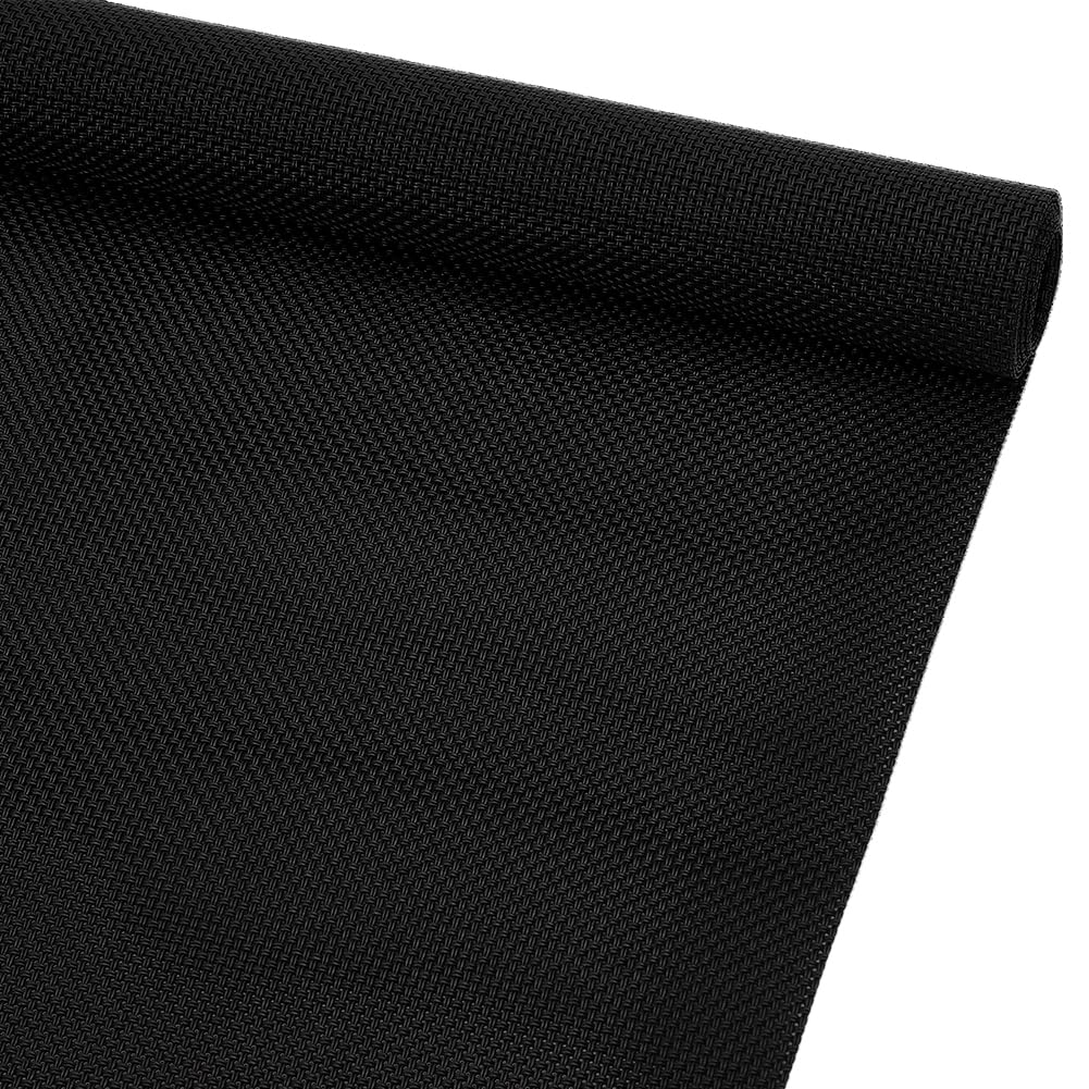 BENECREAT 14CT Plastic Cross Stitch Fabric, 100x30cm Black Cross Stitch Vinyl Aida Cloth for Craft Embroidery, Handmade Needlework, DIY Handicrafts, 1mm Thick