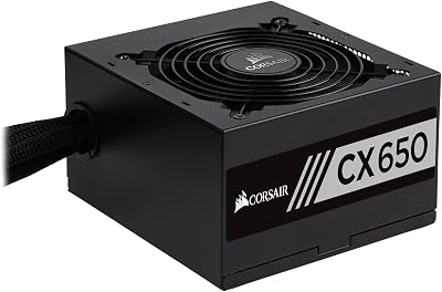 Corsair CX650 650W ATX EPS 80 PLUS Bronze Power Supply Unit CP-9020122-UK Black