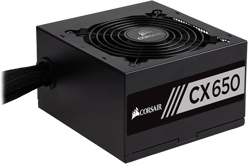 Corsair CX650 650W ATX EPS 80 PLUS Bronze Power Supply Unit CP-9020122-UK Black