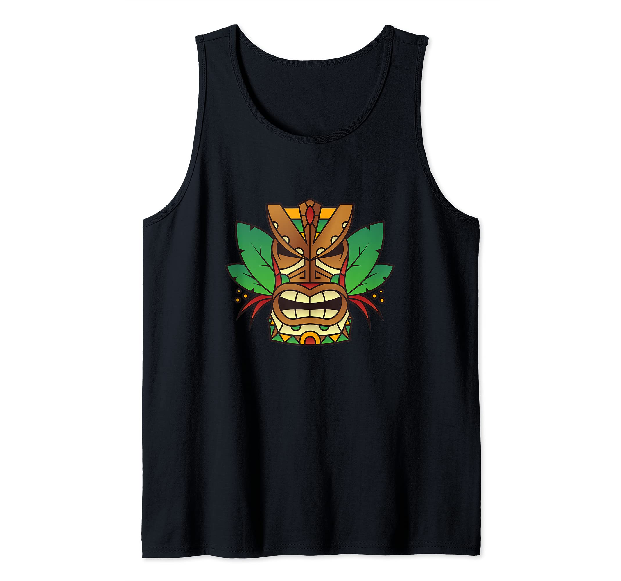 Indigenous Tropical Mask. Tank Top