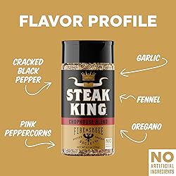 Fire & Smoke Society Steak King Steak Seasoning