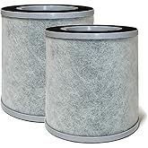 Nispira 3-in-1 True HEPA Activated Carbon Filter Replacement Compatible with Elechomes Air Purifier EPI236/ EP1236, 2 Pack