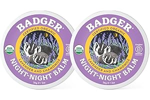 Badger - Night Night Balm, Chamomile & Lavender, Natural Sleep Balm for Kids, Scented Relaxing for Children, Kids Organic Sle