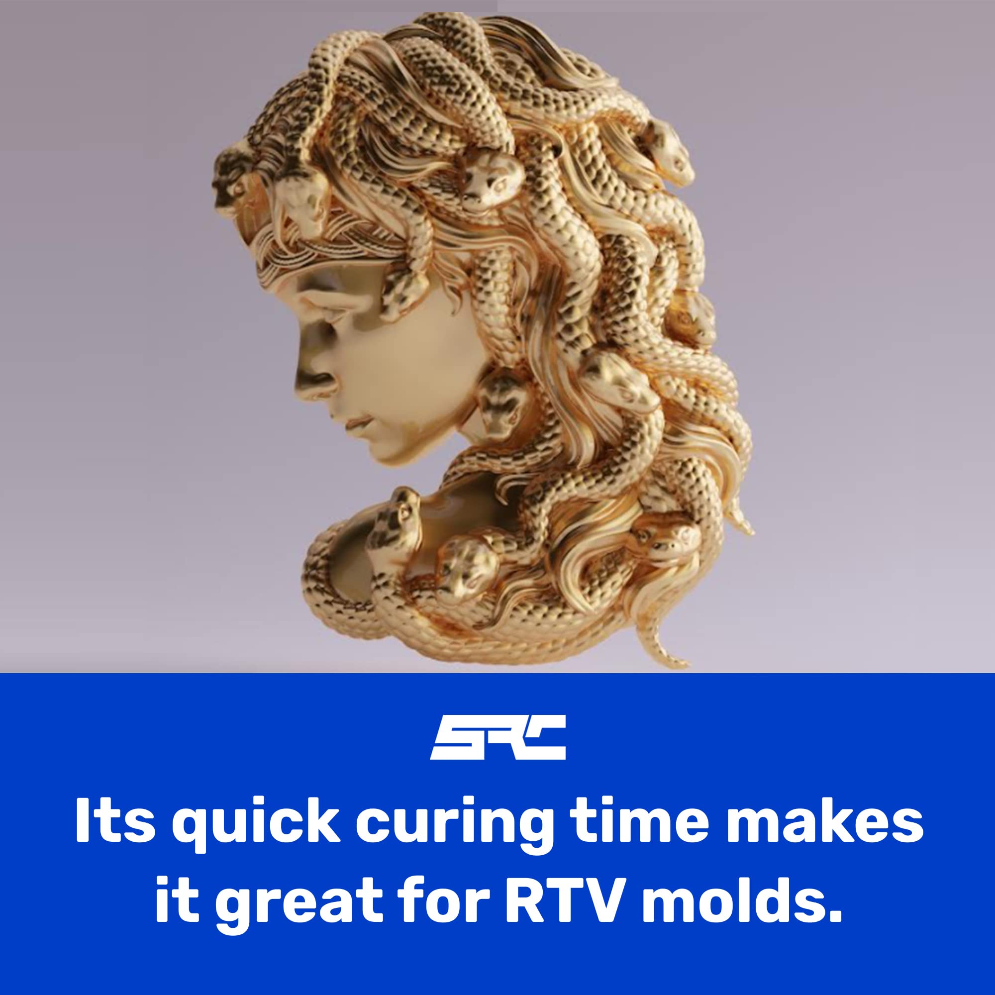 Model-Pro 1 Gal (0.5-Gal Part A + 0.5-Gal Part B) 2-Part Polyurethane Casting Resin Kit, Low-Viscosity and Odorless, Ideal for Casting Models, Prototypes, Figurines, Art and Craft Projects