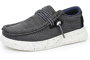 Ahannie Boys Girls Loafers Toddler Kids Slip On Casual Mesh Shoes(Toddler/Little Kid/Big Kid)