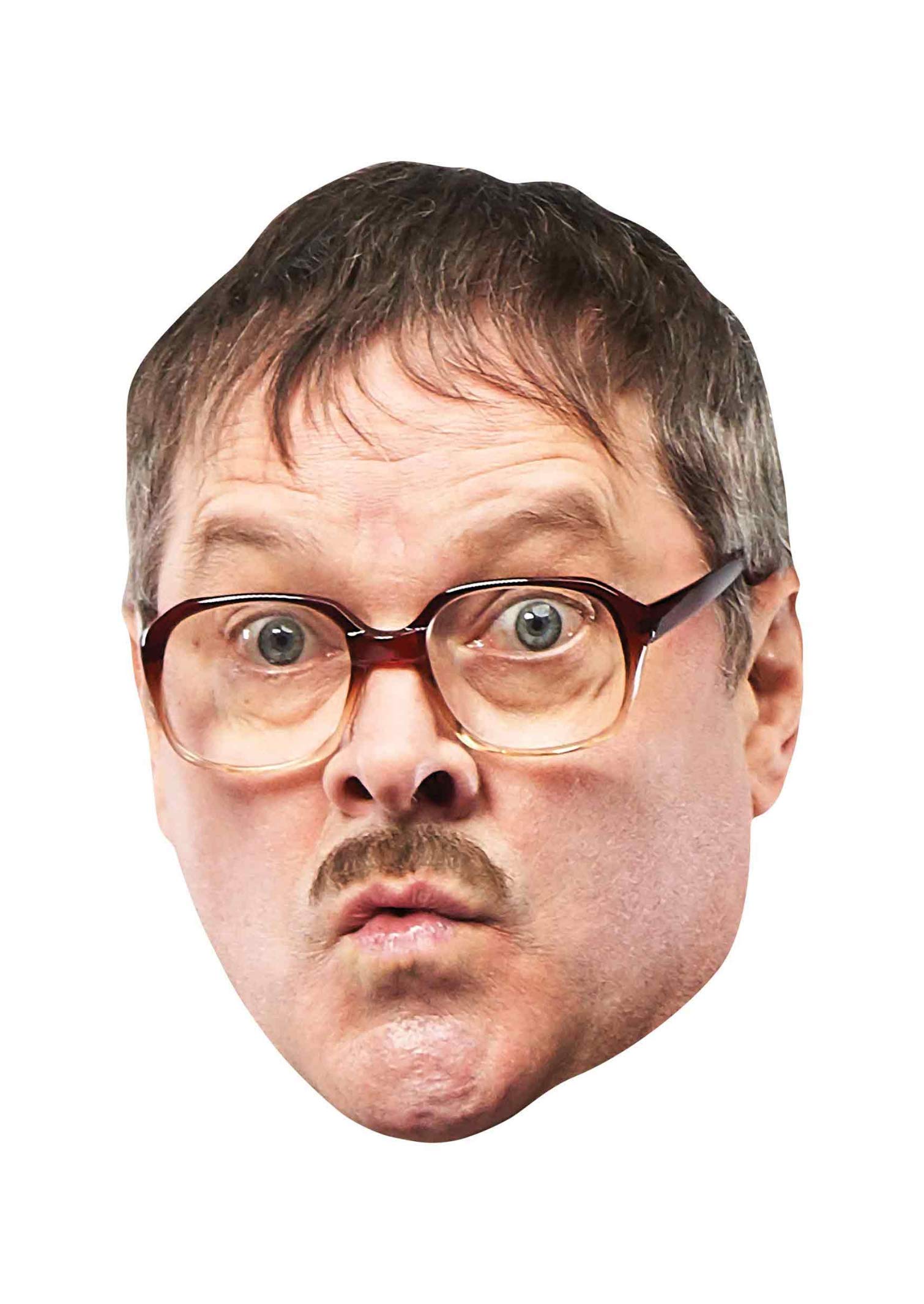 STAR CUTOUTS SM355 Friday Night Dinner Mark Heap Cardboard Face Mask – Comedy Costume Fancy Dress