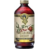 Portland Syrups Pomegranate Cherry Syrup for Cocktails, 12 oz, 12 Servings | Tart pomegranate and sweet cherry blend, refreshing flavor for cocktails, mocktails, coffee, soda and more