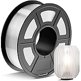 JAYO PETG Filament 1.75mm Clear 1.1 KG, Strong Toughness PETG 3D Printer Filament Dimensional Accuracy +/- 0.02 mm, 2.4lbs Spool Fits for Most FDM 3D Printers