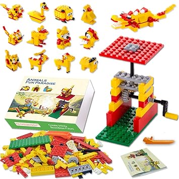 Amazon ビルディングブロックセット 教育玩具 女の子と男の子への