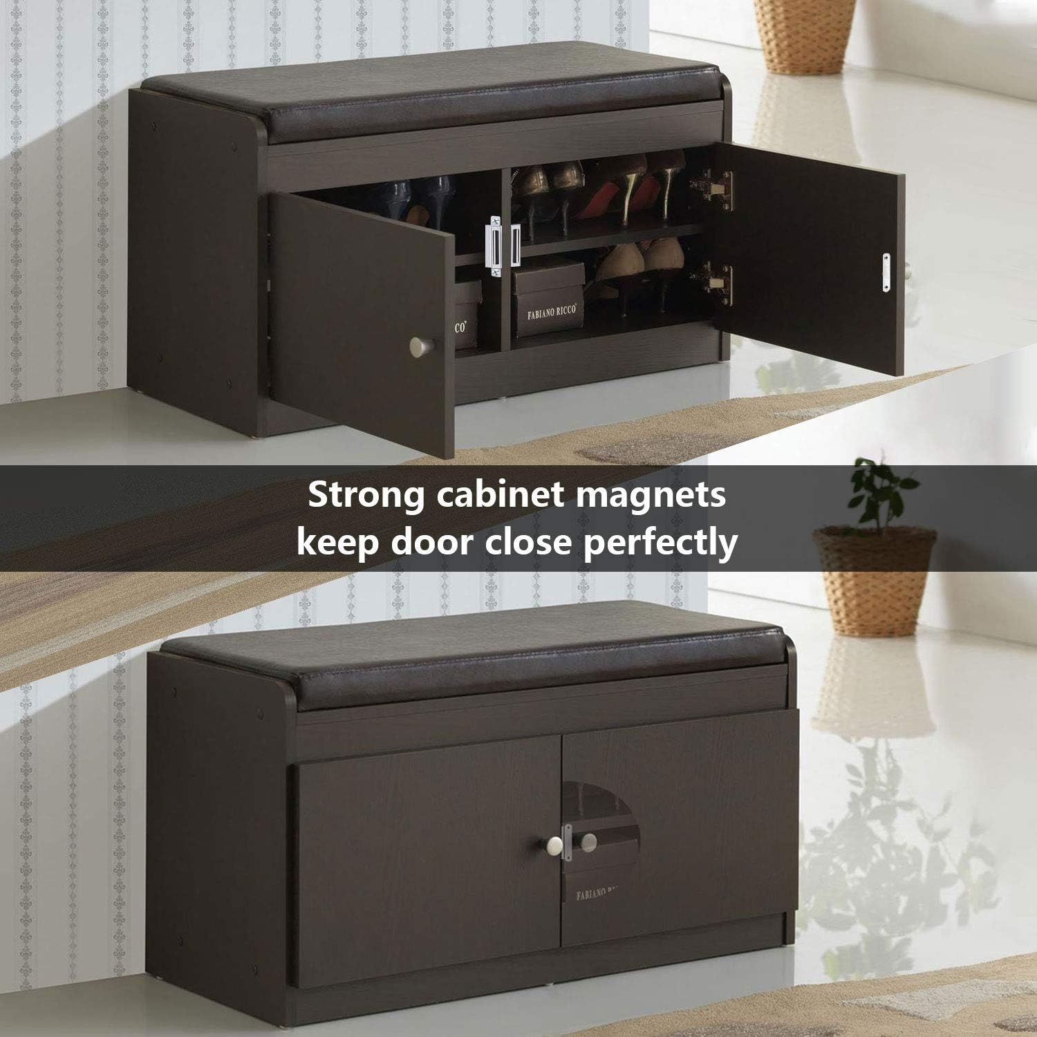 Armario Plateado Iman Puerta Fuerte Puerta Pestillo Puerta Corredera