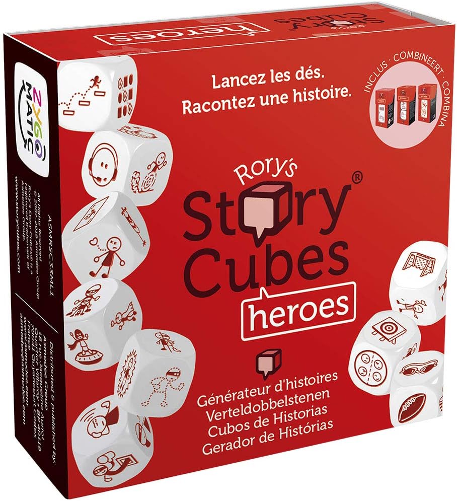 Zygomatic - Story Cubes Heroes, Color (ASMRSC33ML1), Multicolor